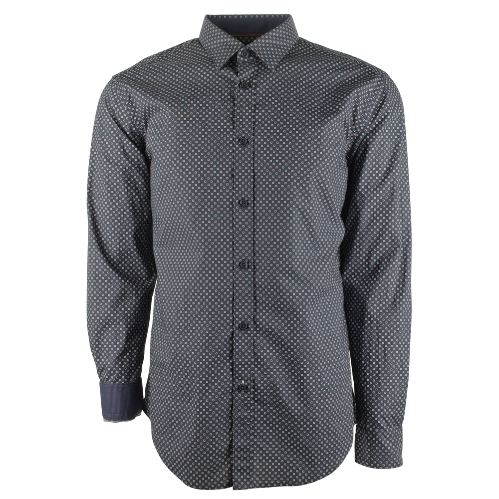 Hugo Boss Men's Big and Tall Ronni Long Sleeve Shirt-DB-5XL